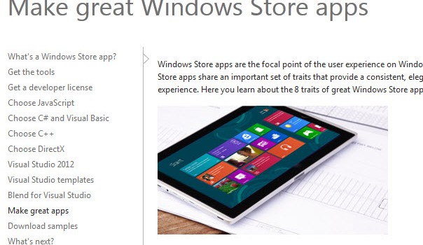 Windows Store app