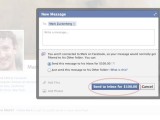 Mark Zuckerberg messaggio privato 100 dollari