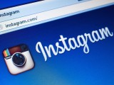 Foto in primo piano del logo di Instagram da browser