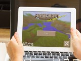 Foto di una schermata di Minecraft