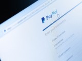 Foto che mostra il logo di Paypal sul sito web del servizio