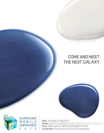 Samsung annuncerà il prossimo Galaxy il 3 Maggio