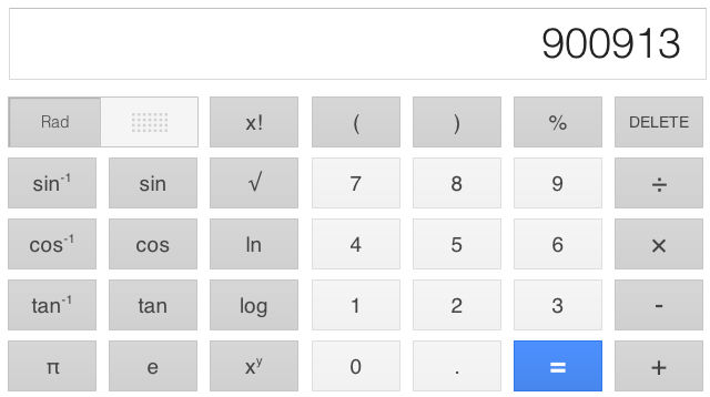 Calcolatrice Google