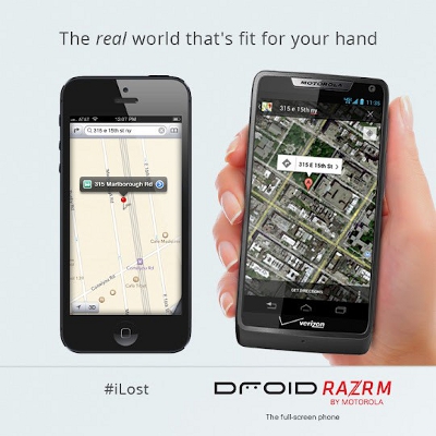 Motorola RAZR M vs iPhone 5