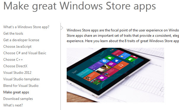 Windows Store app