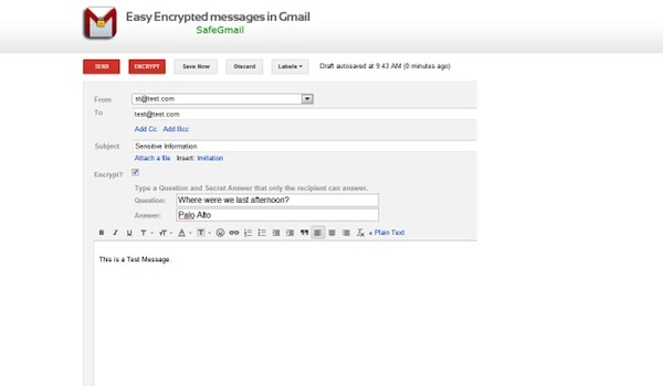 e-mail criptate Gmail