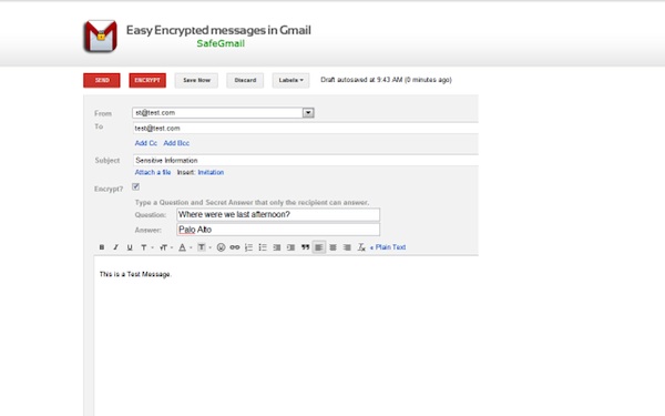 e-mail criptate Gmail