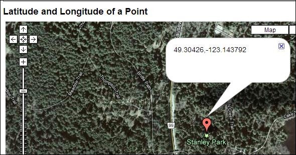 google-maps-latitude-and-longitude