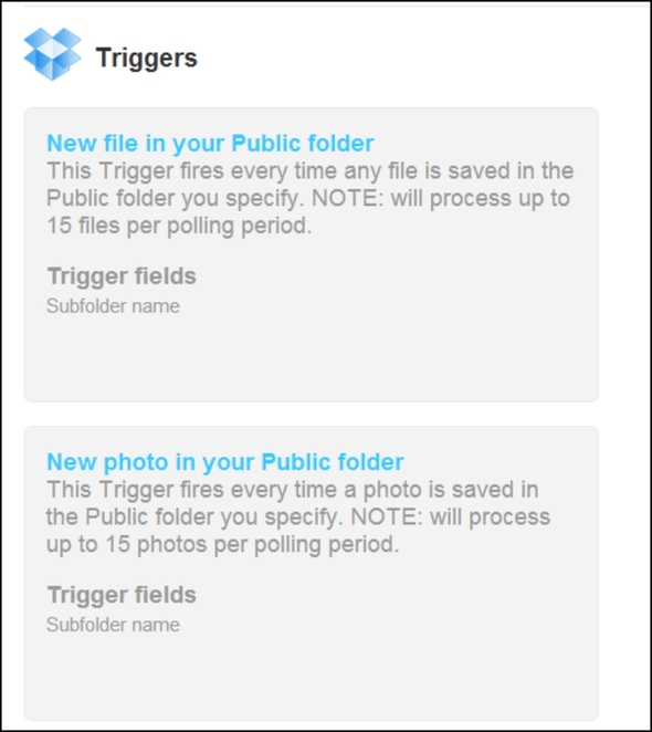 IFTTT-Triggers