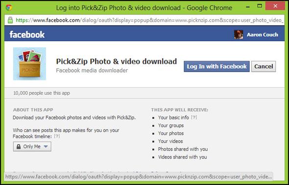 Log-into-PickZip-with-Facebook