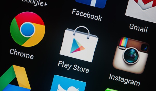 Foto che mostra l'icona di Play Store su Android