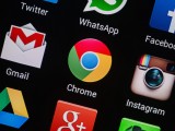 Foto che mostra Google Chrome e altre app su Android