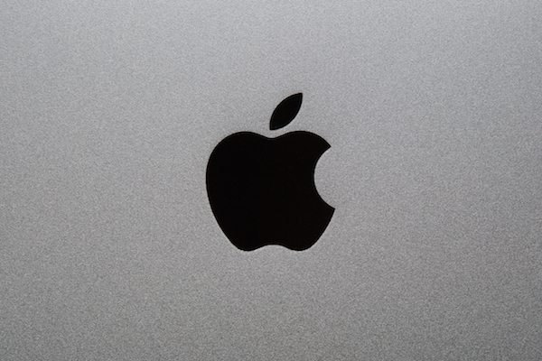 Foto che mostra il logo Apple