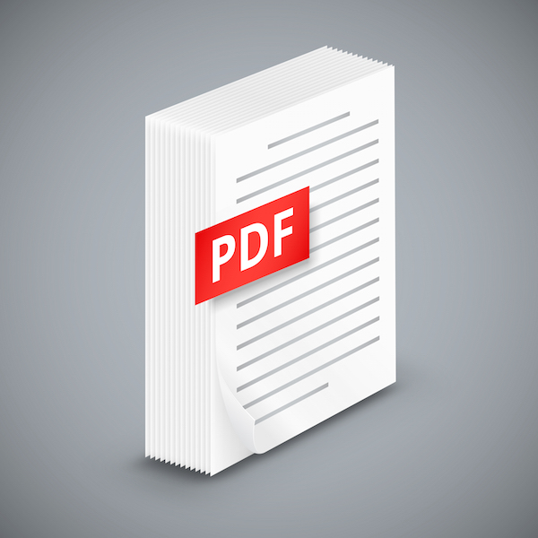 Immagine che mostra un blocco di documenti in formato PDF