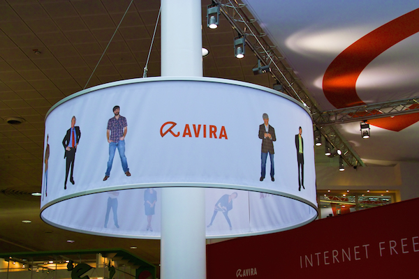Foto che mostra il logo di Avira