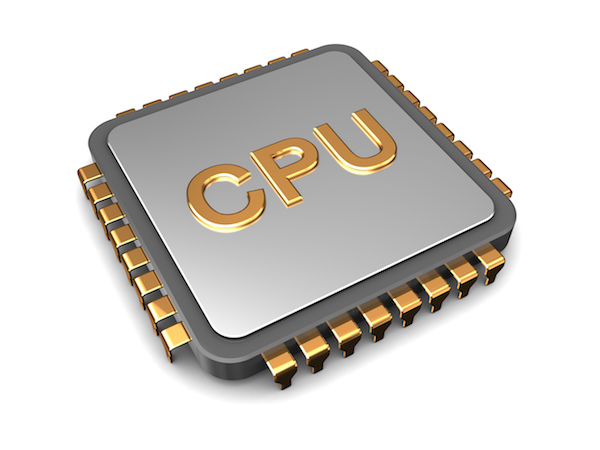 Immagine che mostra una CPU per computer
