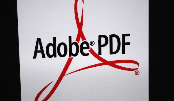 Foto che mostra il logo Adobe PDF