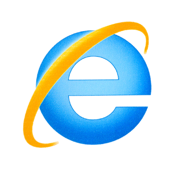 Immagine che mostra il logo di Internet Explorer