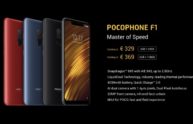 Xiaomi Pocophone F1 approda a sorpresa anche in Italia