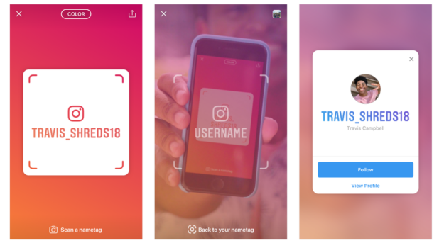 nametag instagram