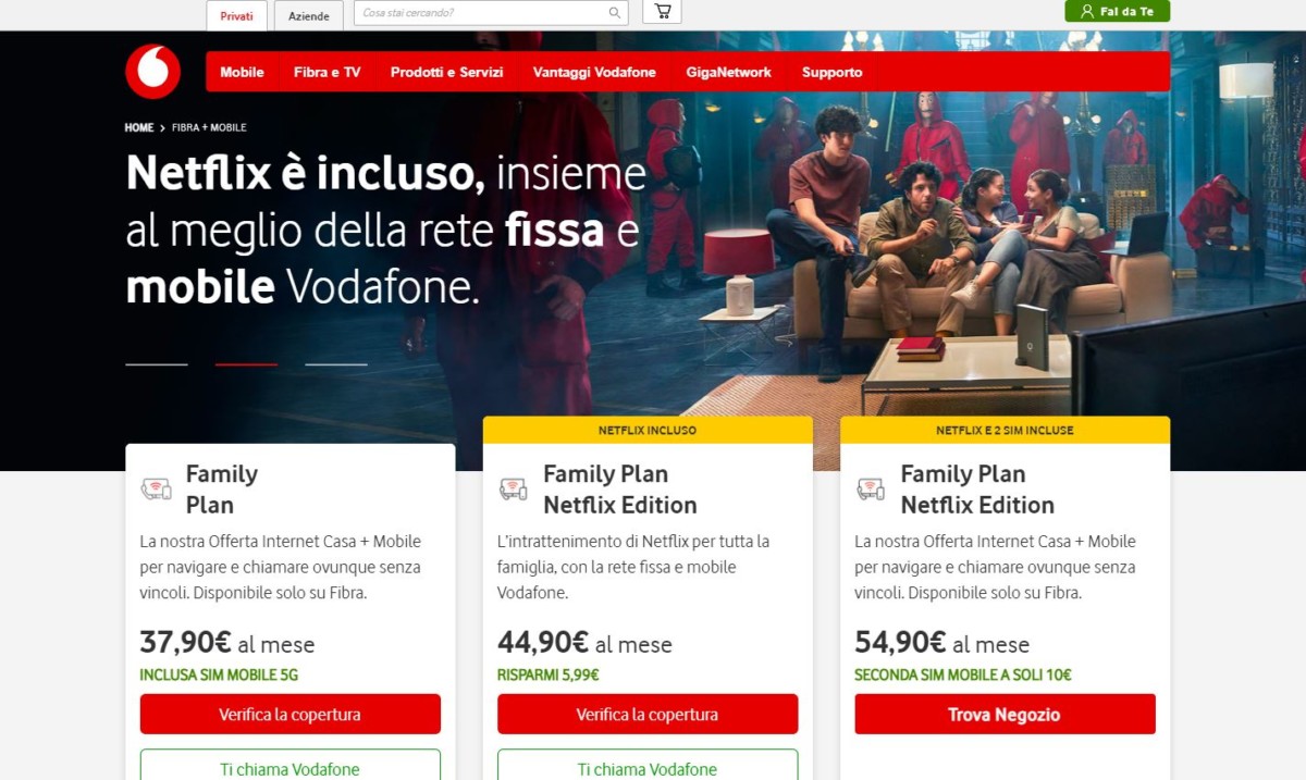 Offerte Internet Casa_ Fibra, Fibra + Mobile, ADSL _ Vodafone